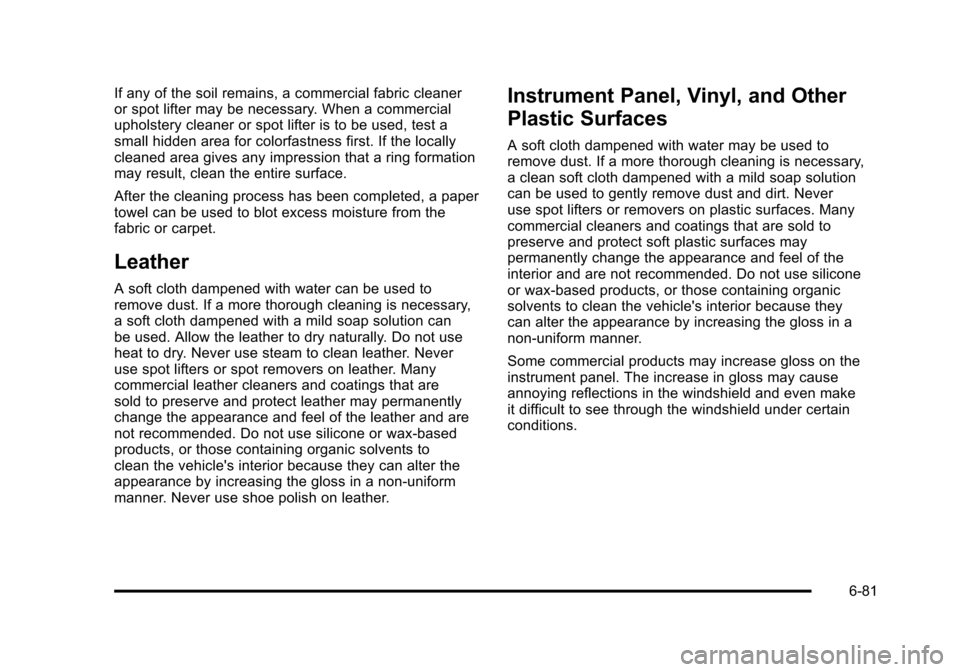 CHEVROLET AVEO 2010 1.G Owners Manual 
