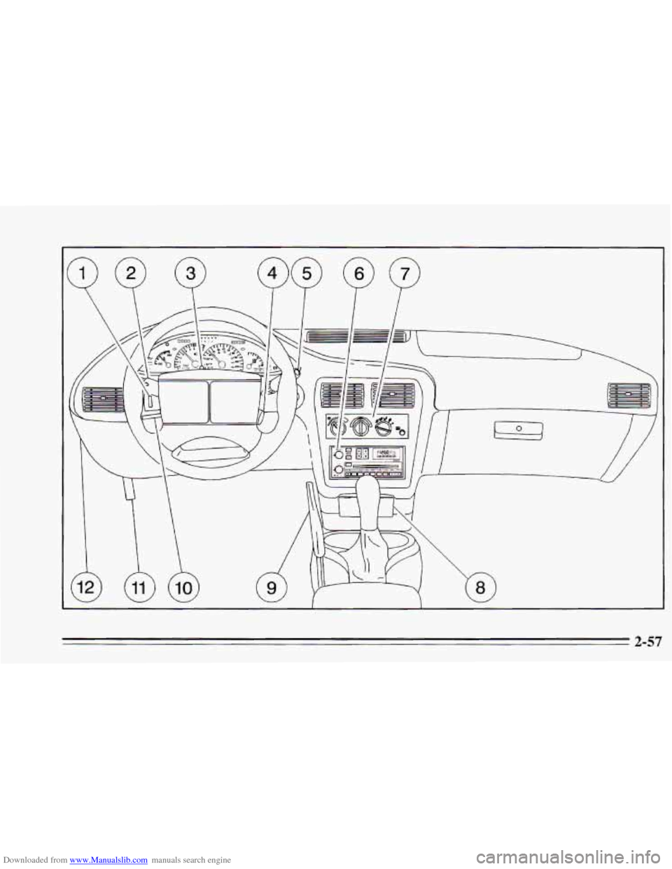 CHEVROLET CAVALIER 1995 3.G Owners Manual Downloaded from www.Manualslib.com manuals search engine 2-57   