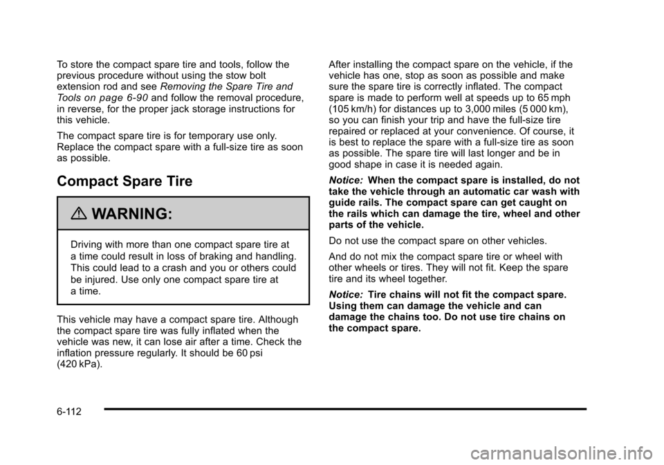 CHEVROLET COBALT 2010 1.G Owners Manual 