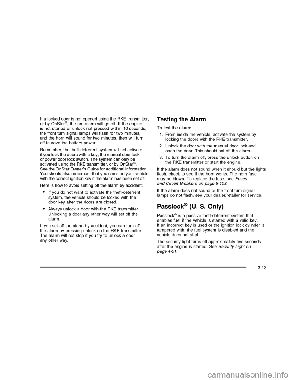 CHEVROLET COLORADO 2010 1.G Owners Manual 