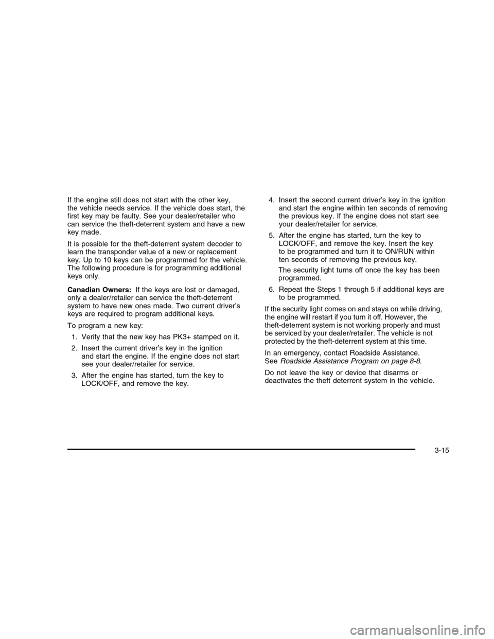 CHEVROLET COLORADO 2010 1.G Owners Manual 