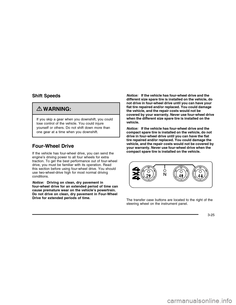 CHEVROLET COLORADO 2010 1.G Owners Manual 