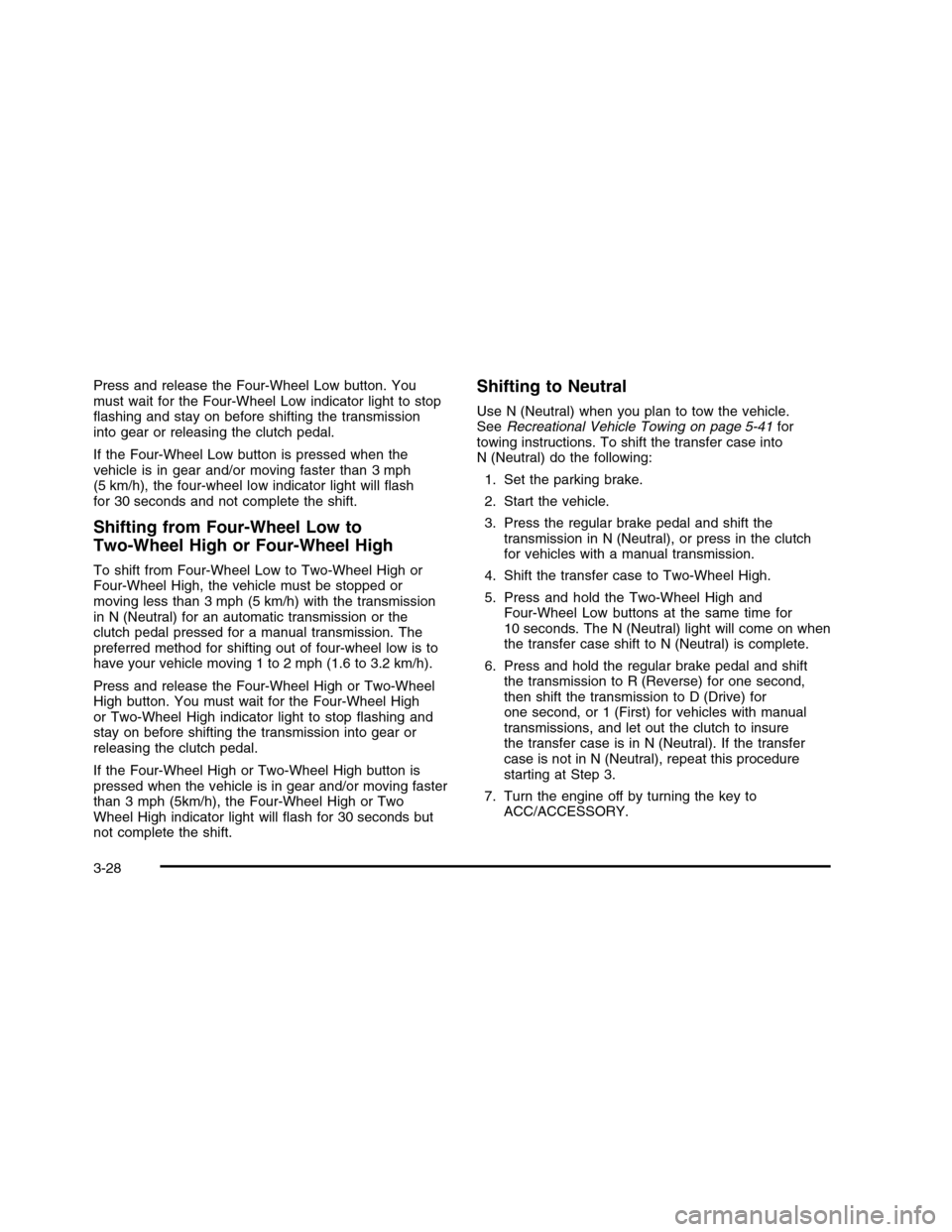 CHEVROLET COLORADO 2010 1.G Owners Manual 