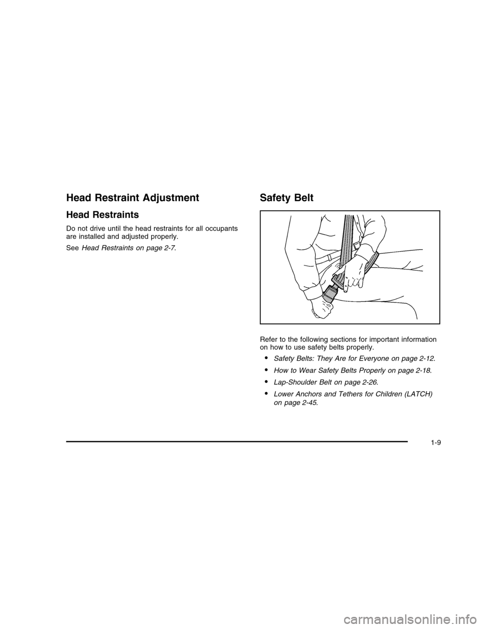 CHEVROLET COLORADO 2010 1.G Owners Manual 
