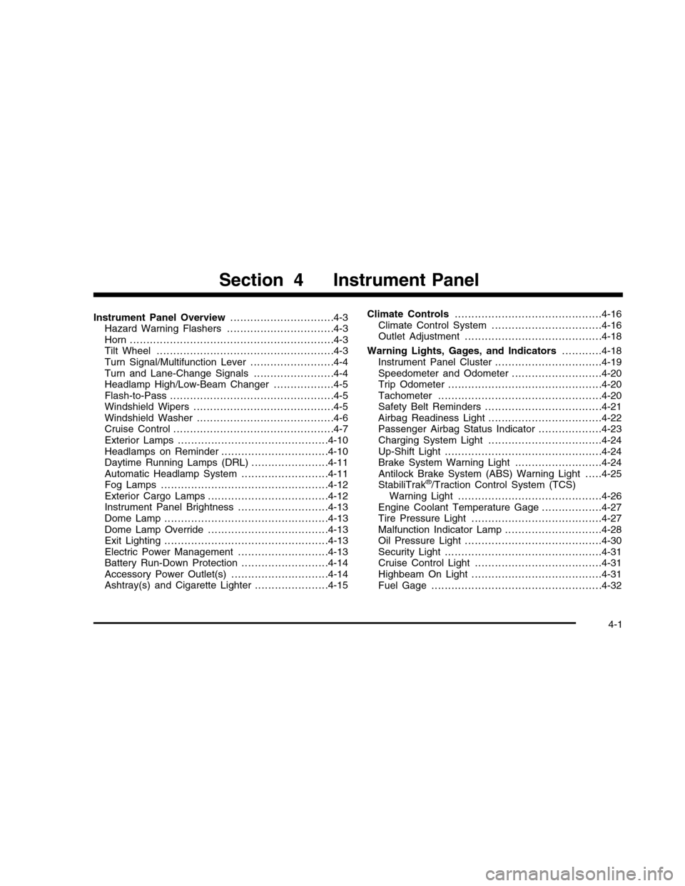 CHEVROLET COLORADO 2010 1.G Owners Manual 