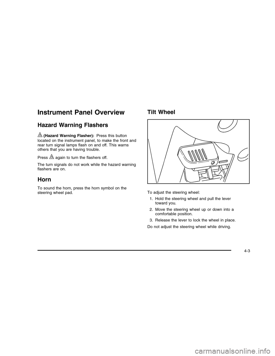 CHEVROLET COLORADO 2010 1.G Owners Manual 