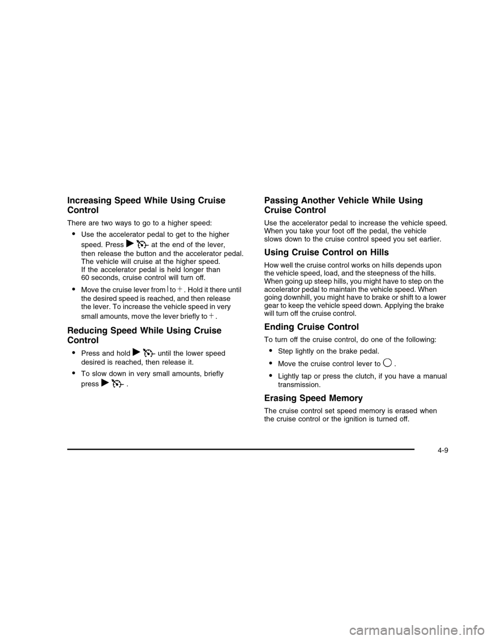 CHEVROLET COLORADO 2010 1.G Owners Manual 