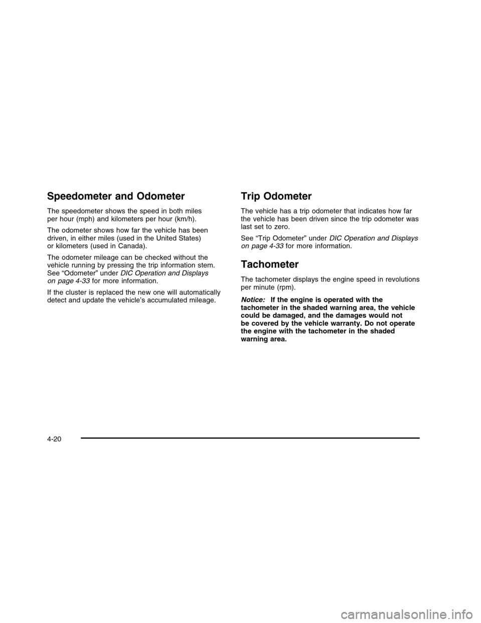 CHEVROLET COLORADO 2010 1.G Owners Manual 