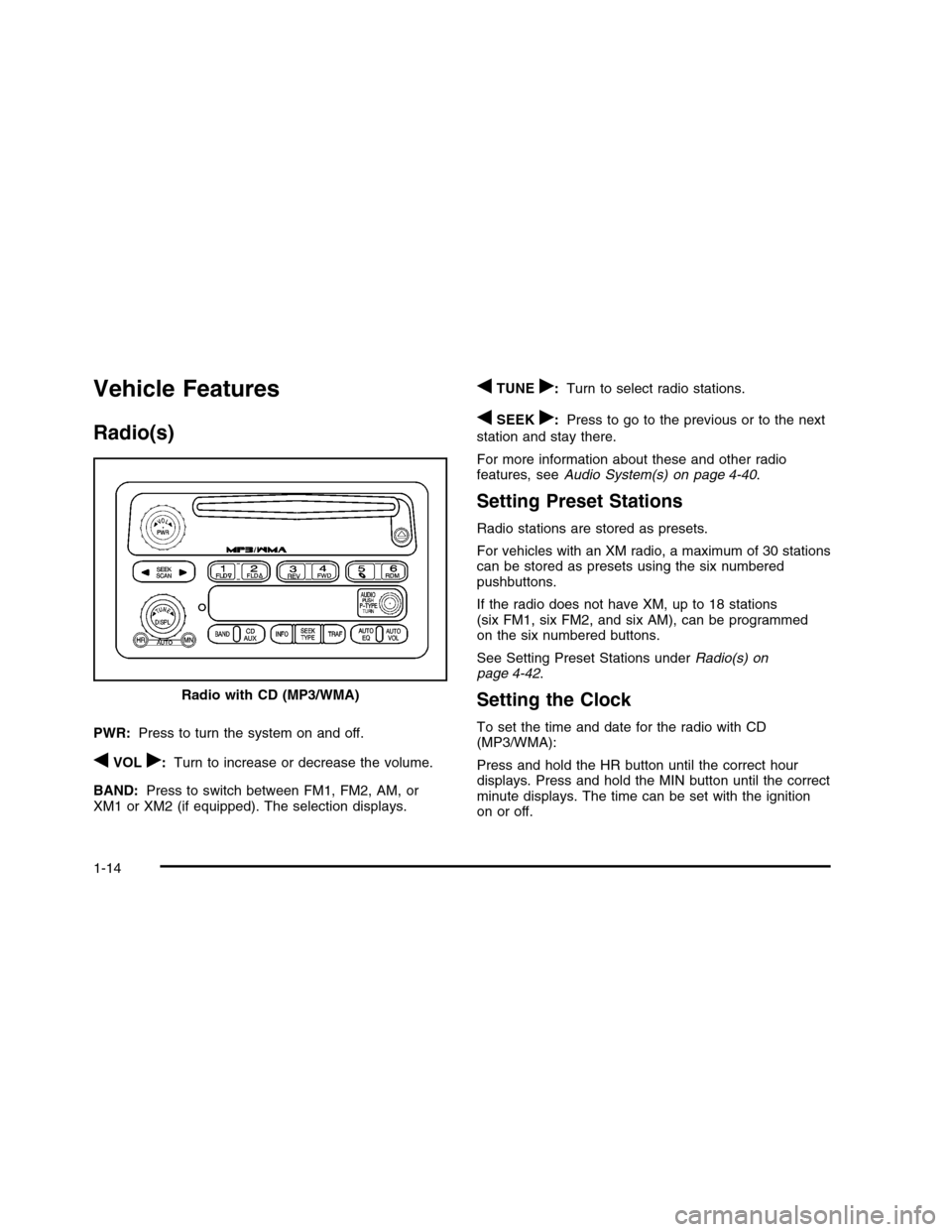 CHEVROLET COLORADO 2010 1.G Owners Manual 