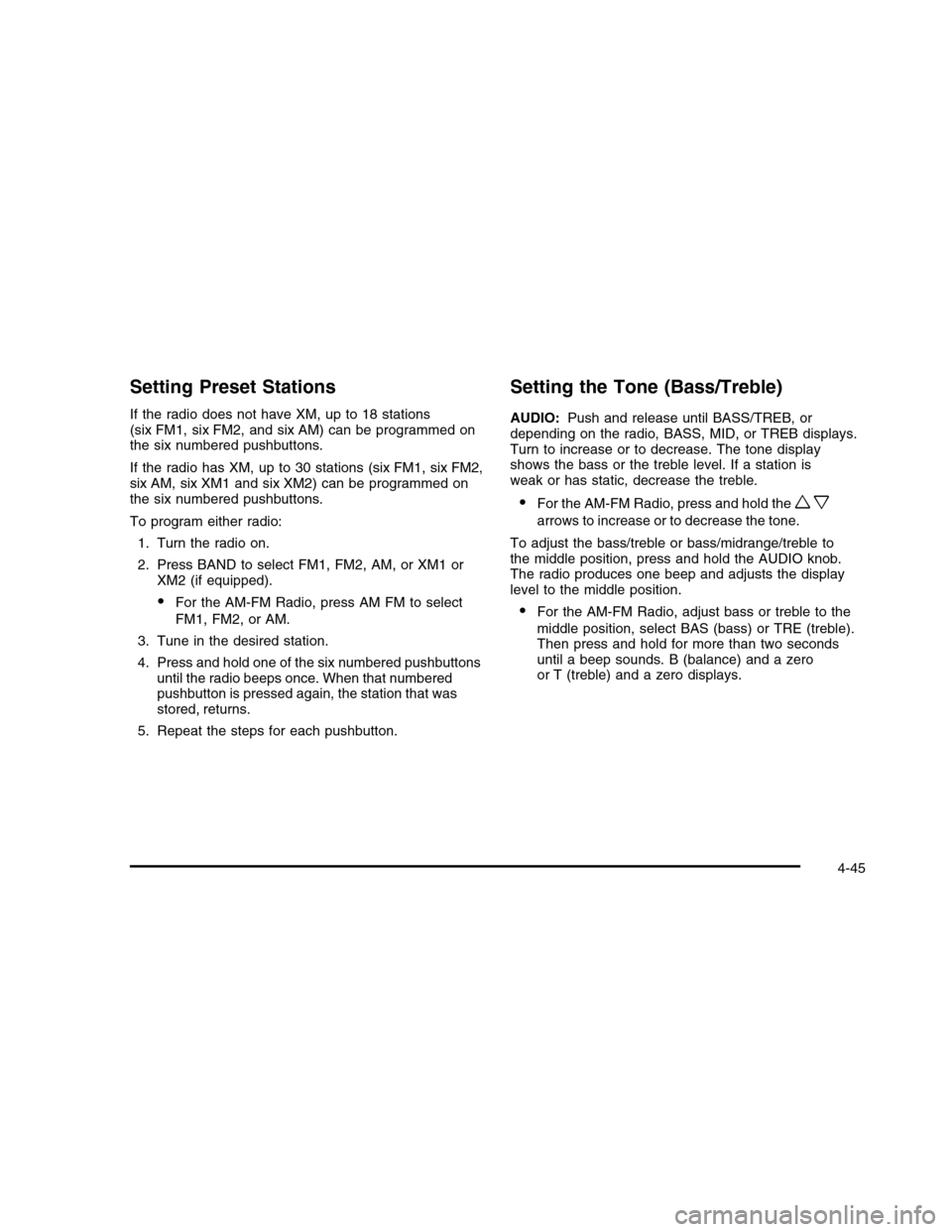 CHEVROLET COLORADO 2010 1.G Owners Manual 