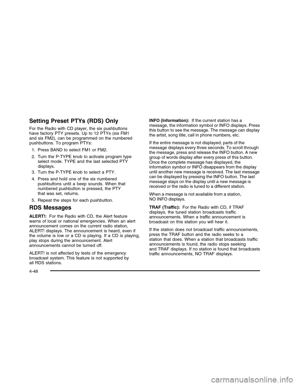 CHEVROLET COLORADO 2010 1.G Owners Manual 
