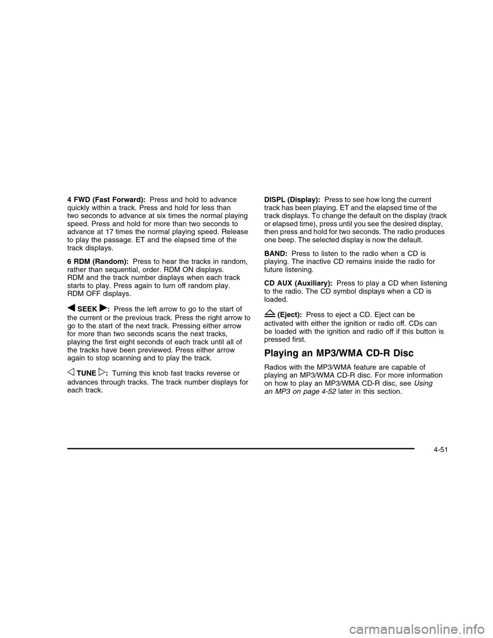 CHEVROLET COLORADO 2010 1.G Owners Manual 