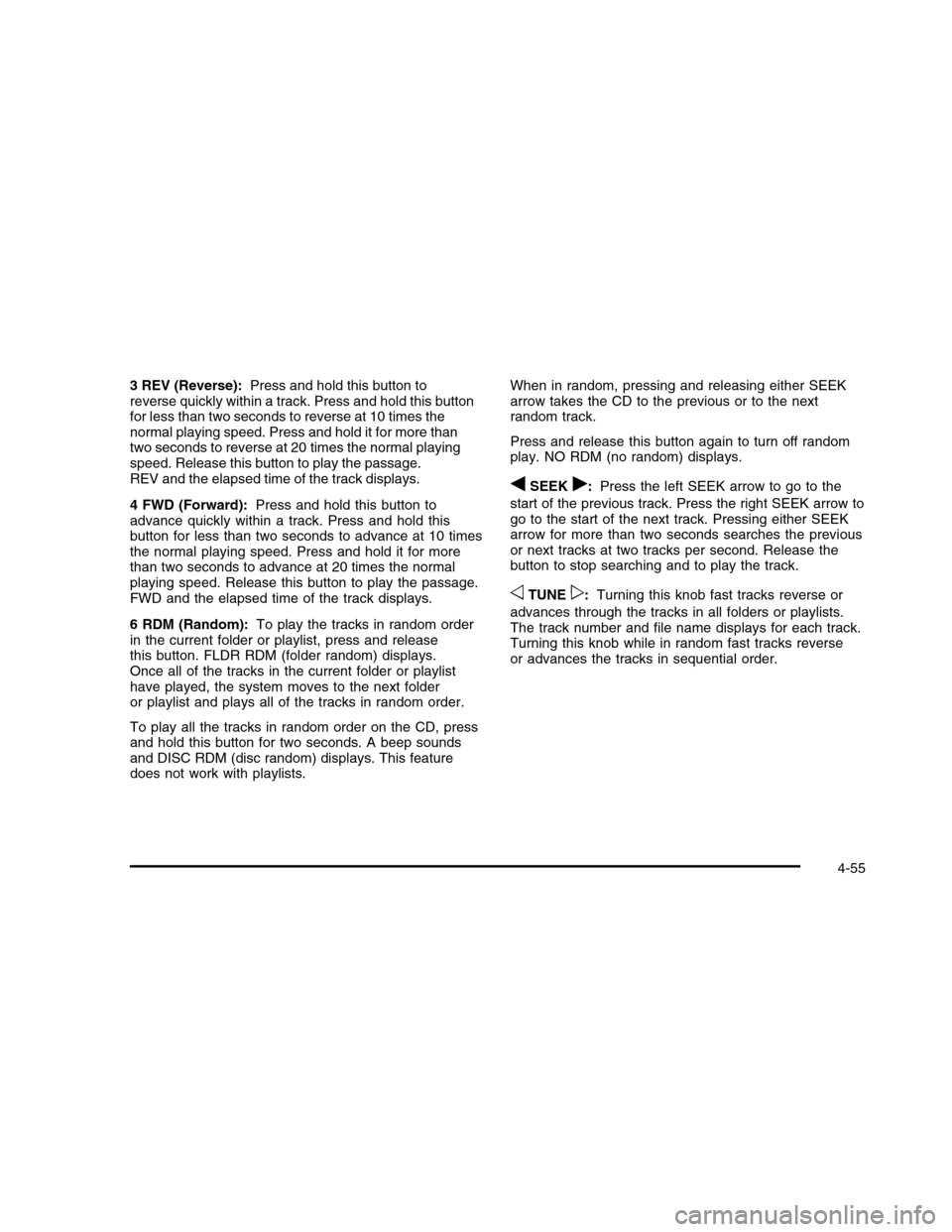CHEVROLET COLORADO 2010 1.G Owners Manual 