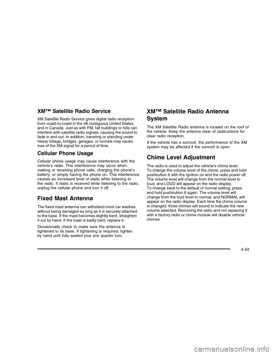 CHEVROLET COLORADO 2010 1.G Owners Manual 