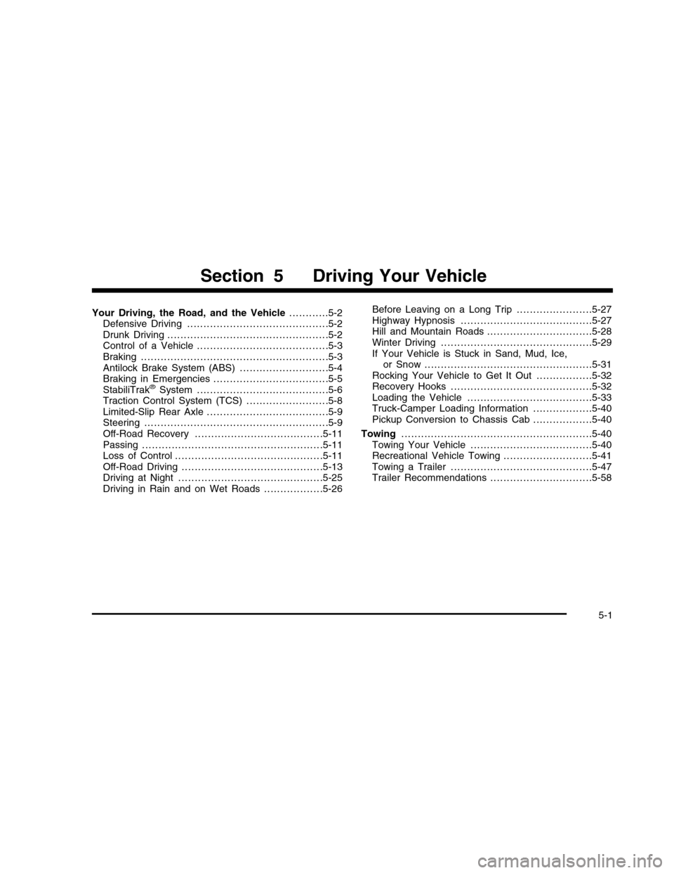 CHEVROLET COLORADO 2010 1.G Owners Manual 