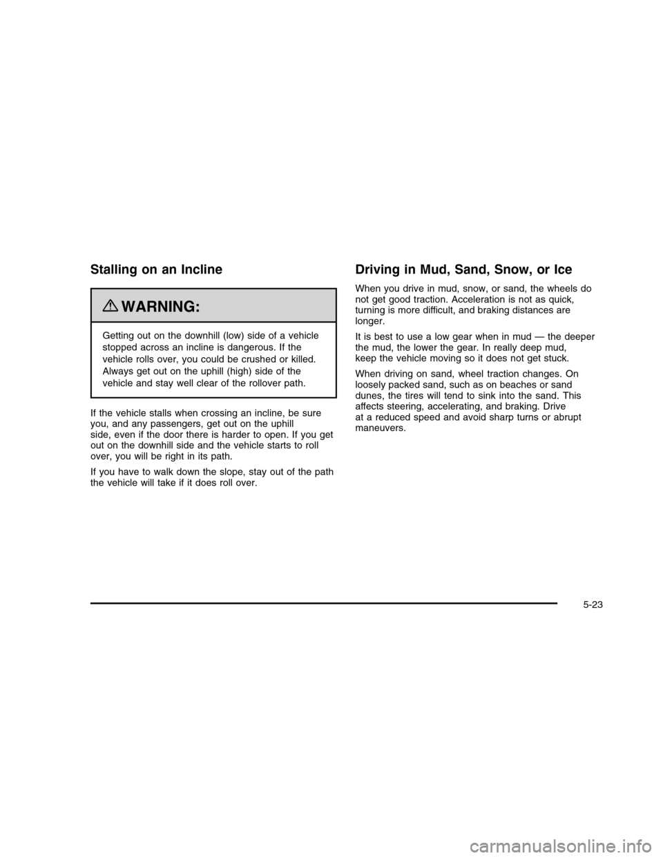 CHEVROLET COLORADO 2010 1.G Owners Manual 