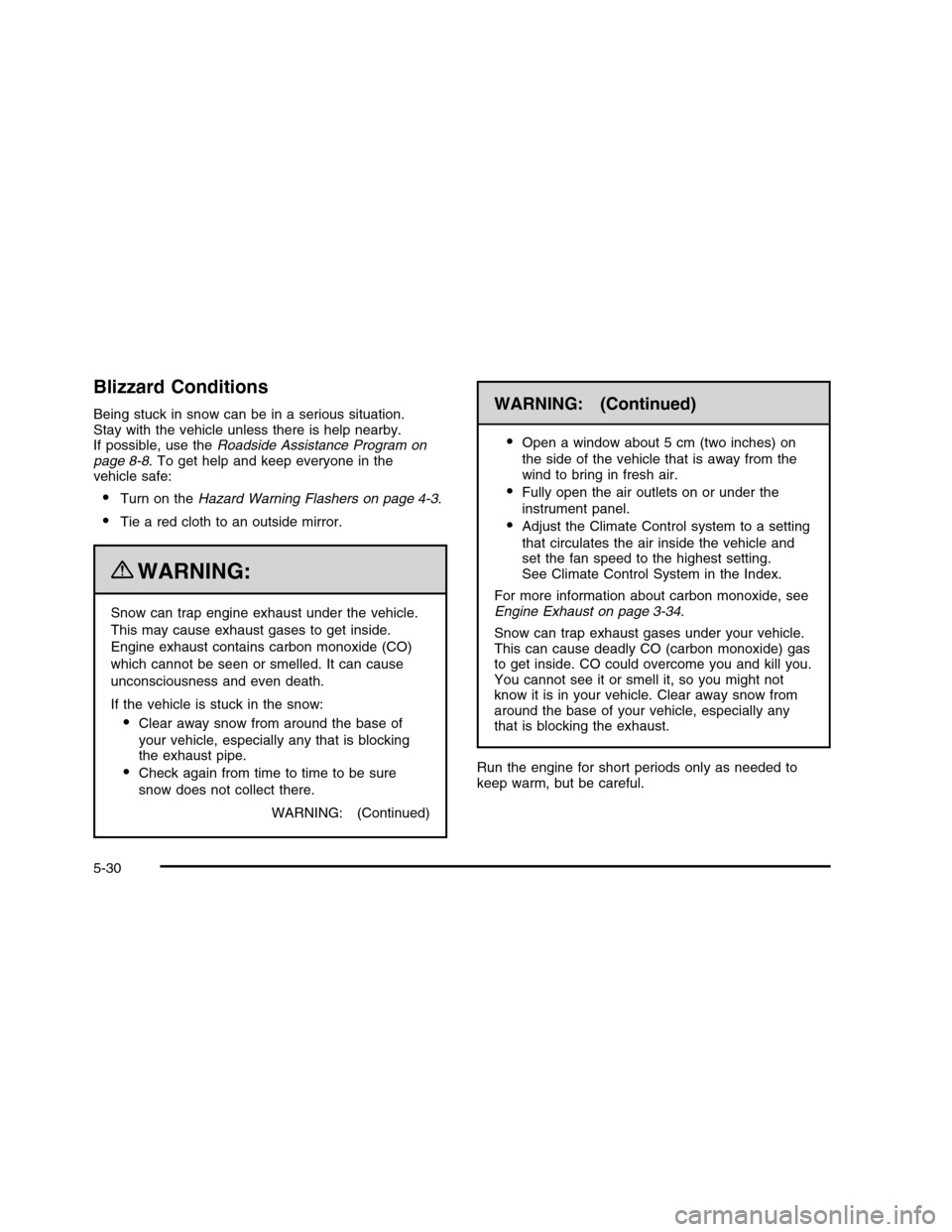 CHEVROLET COLORADO 2010 1.G Owners Manual 