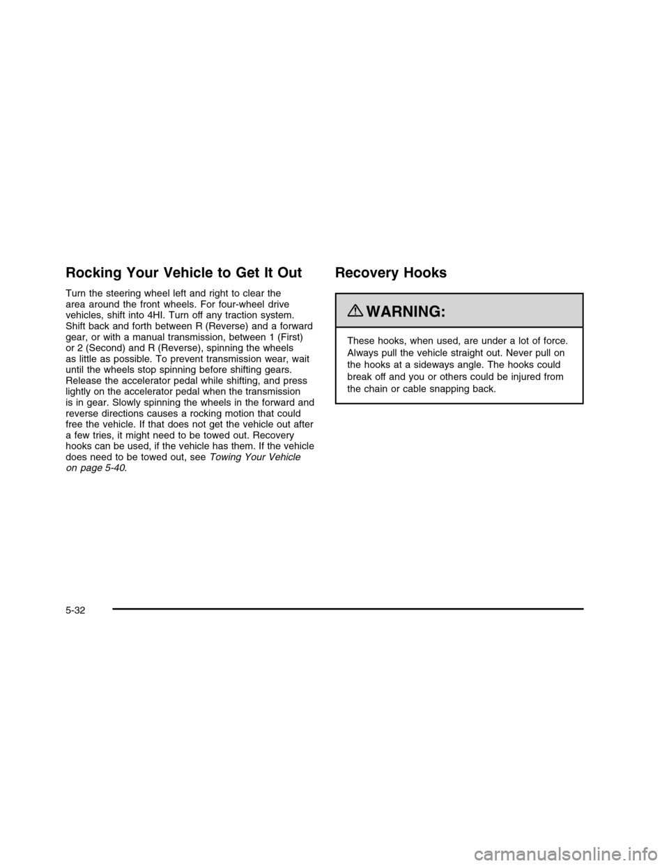 CHEVROLET COLORADO 2010 1.G Owners Manual 