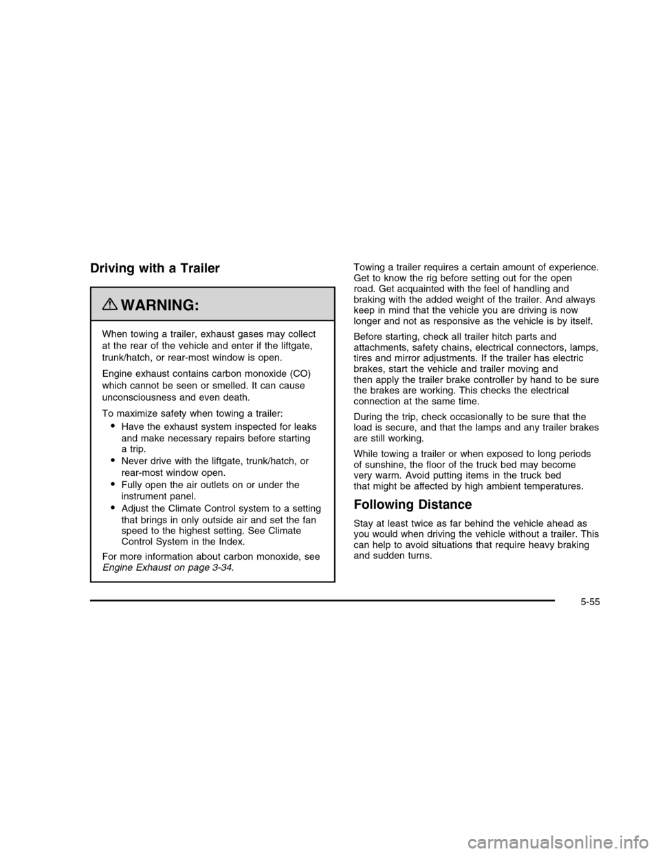 CHEVROLET COLORADO 2010 1.G Owners Manual 