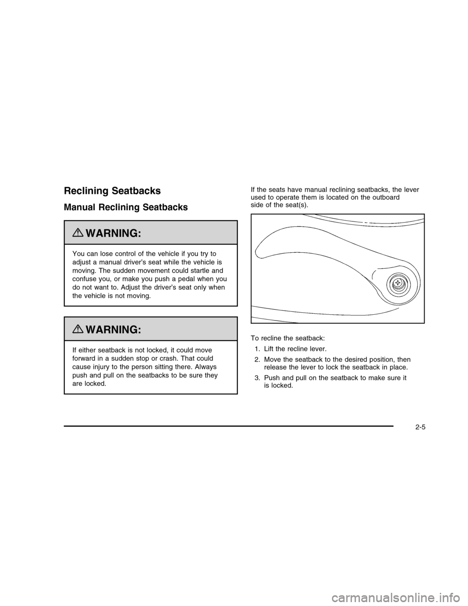 CHEVROLET COLORADO 2010 1.G Owners Manual 