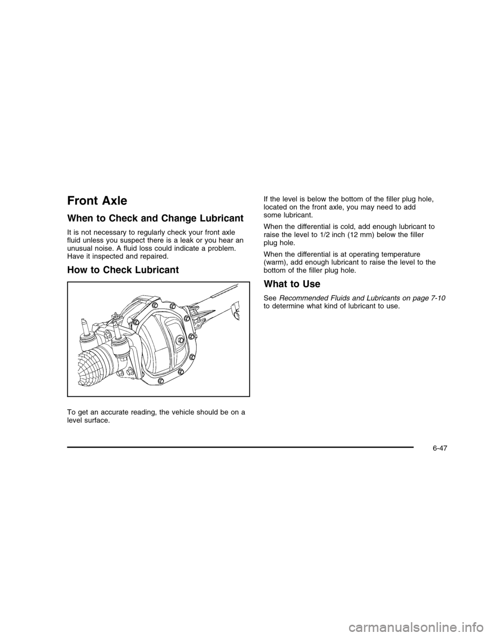 CHEVROLET COLORADO 2010 1.G Owners Manual 