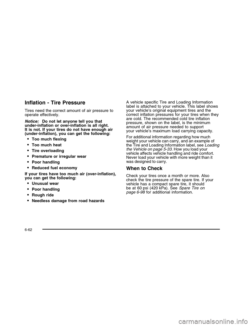 CHEVROLET COLORADO 2010 1.G Owners Manual 
