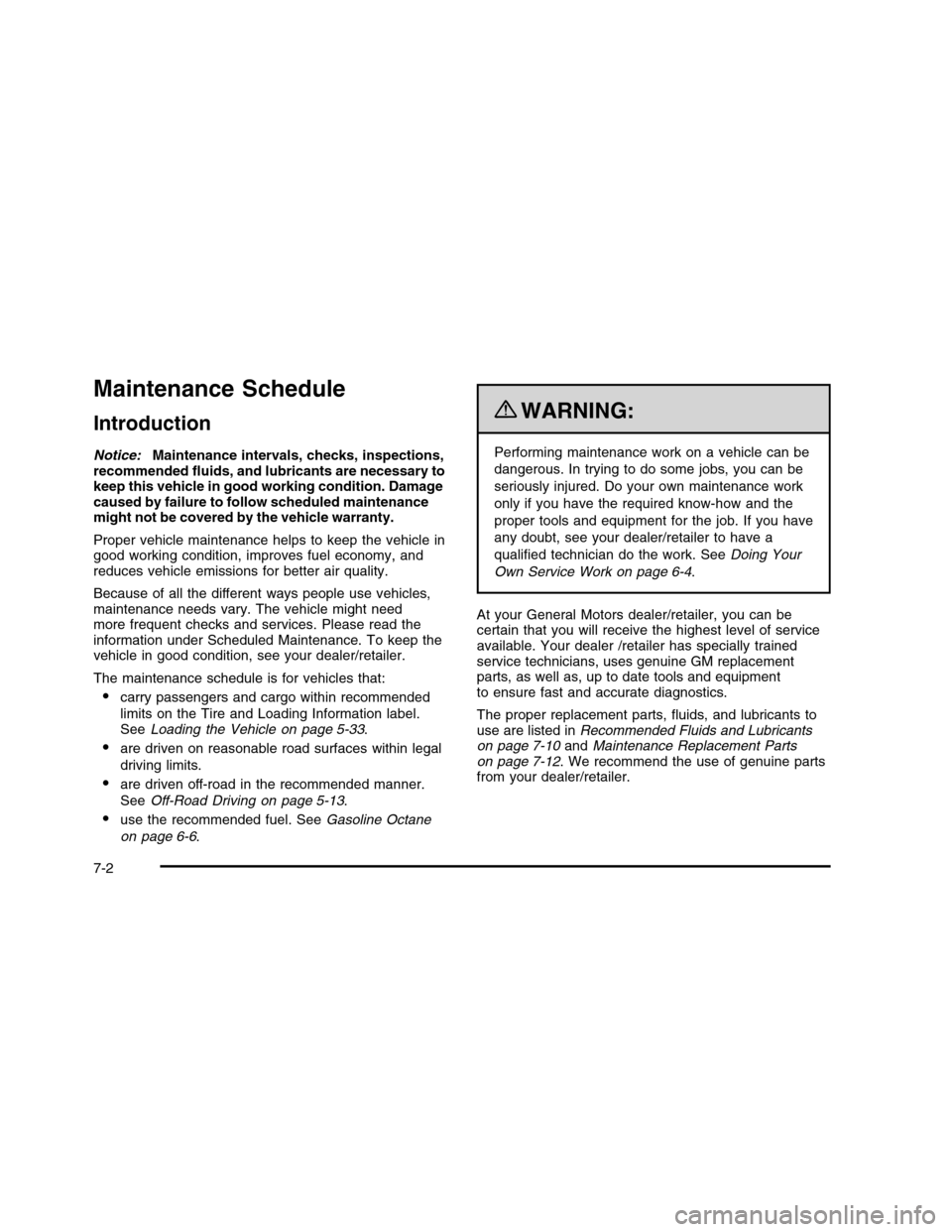 CHEVROLET COLORADO 2010 1.G Owners Manual 