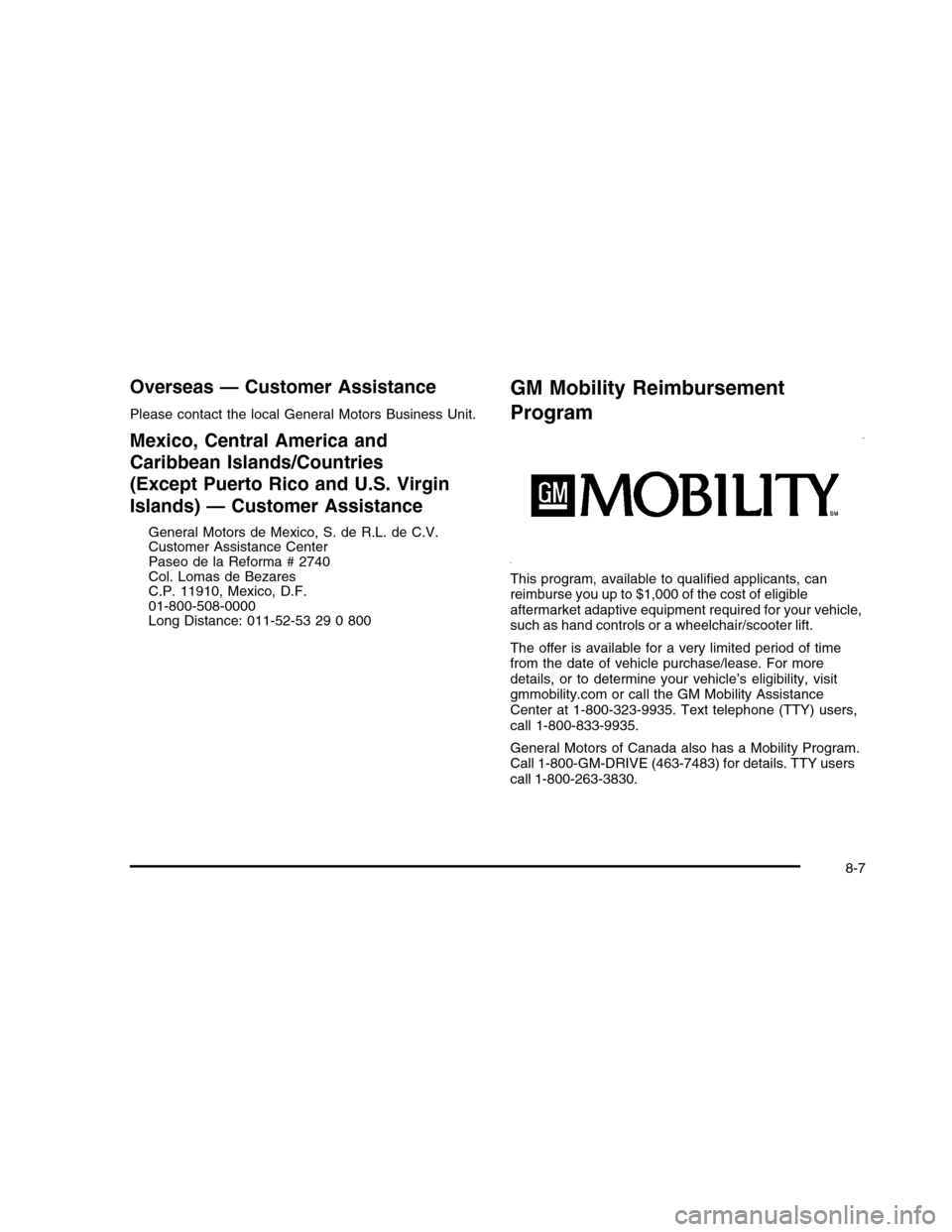 CHEVROLET COLORADO 2010 1.G Owners Manual 