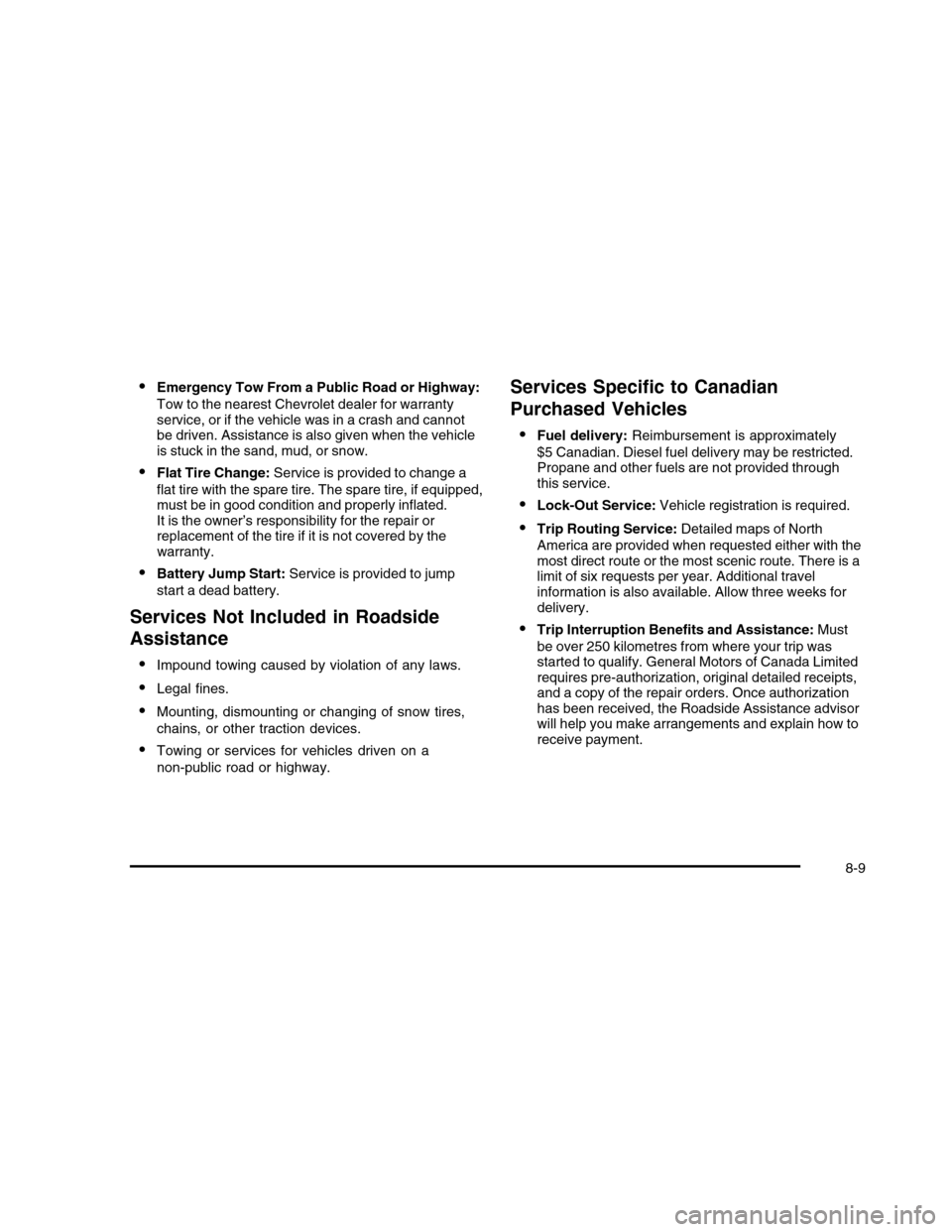 CHEVROLET COLORADO 2010 1.G Owners Manual 