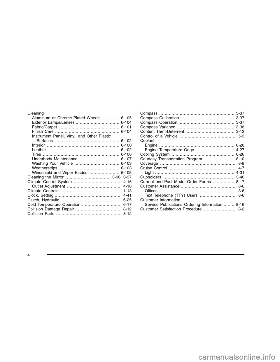 CHEVROLET COLORADO 2010 1.G Owners Manual 