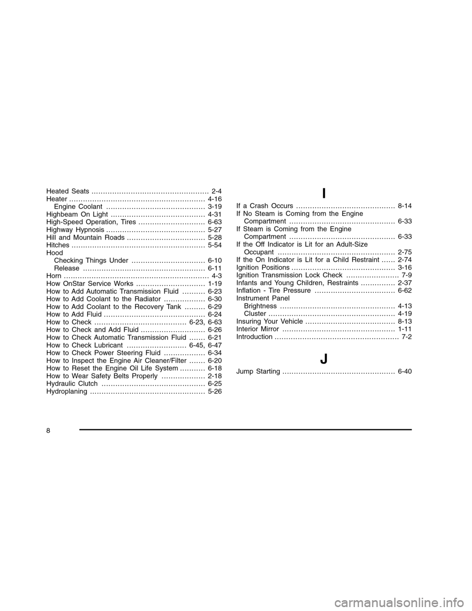 CHEVROLET COLORADO 2010 1.G Owners Manual 