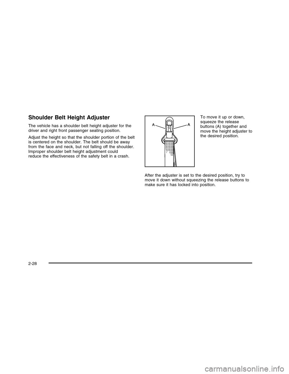 CHEVROLET COLORADO 2010 1.G Owners Manual 