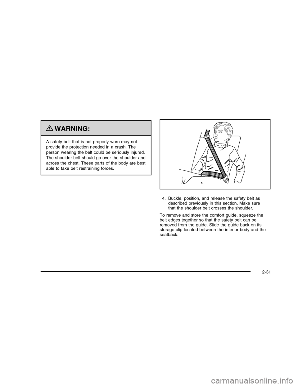 CHEVROLET COLORADO 2010 1.G Owners Manual 