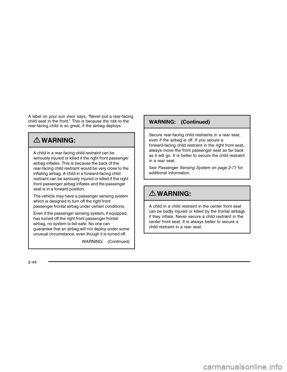 CHEVROLET COLORADO 2010 1.G Owners Manual 