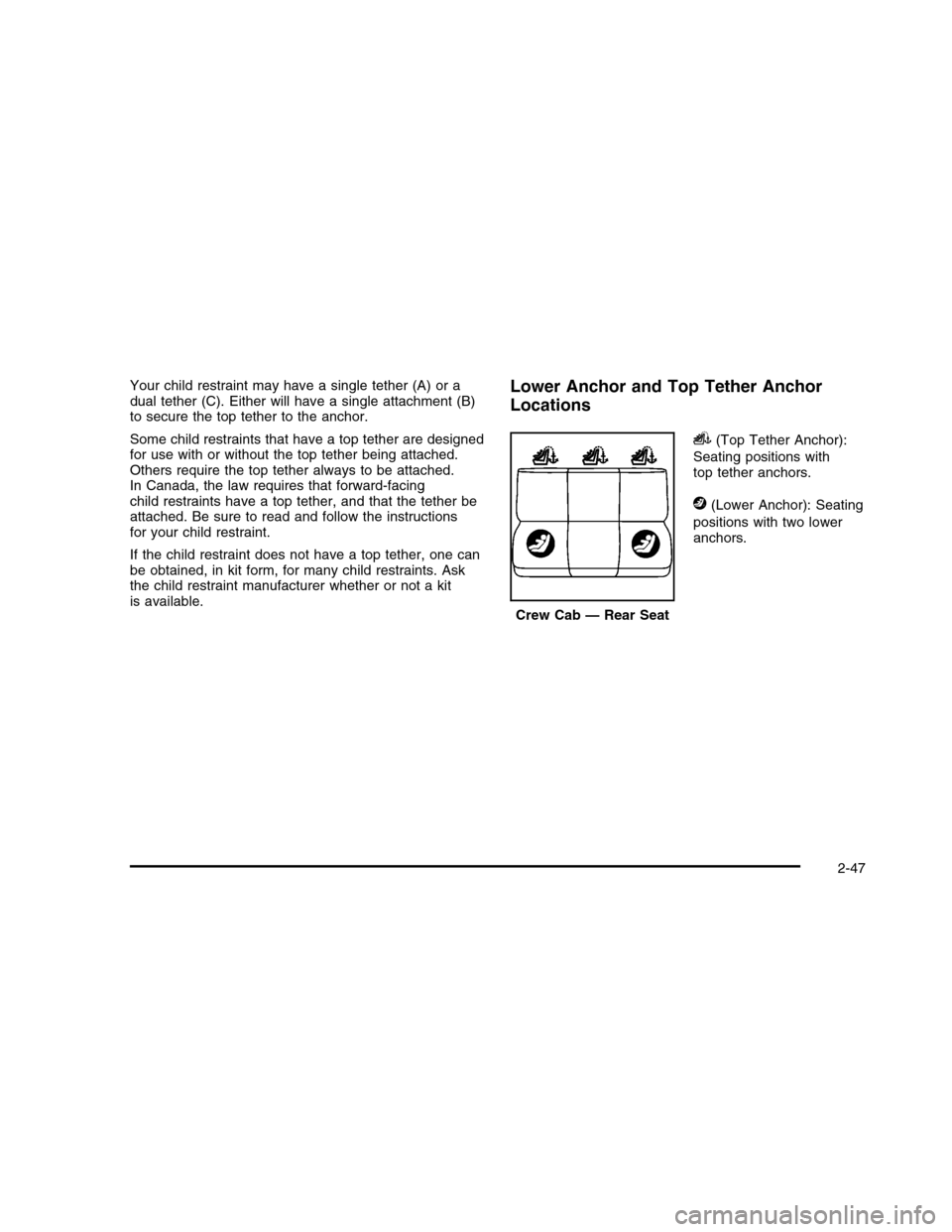 CHEVROLET COLORADO 2010 1.G Owners Manual 