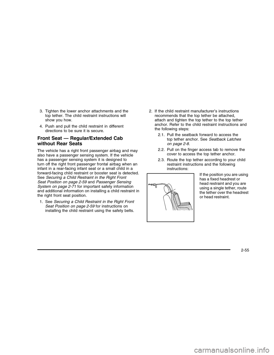 CHEVROLET COLORADO 2010 1.G Owners Manual 