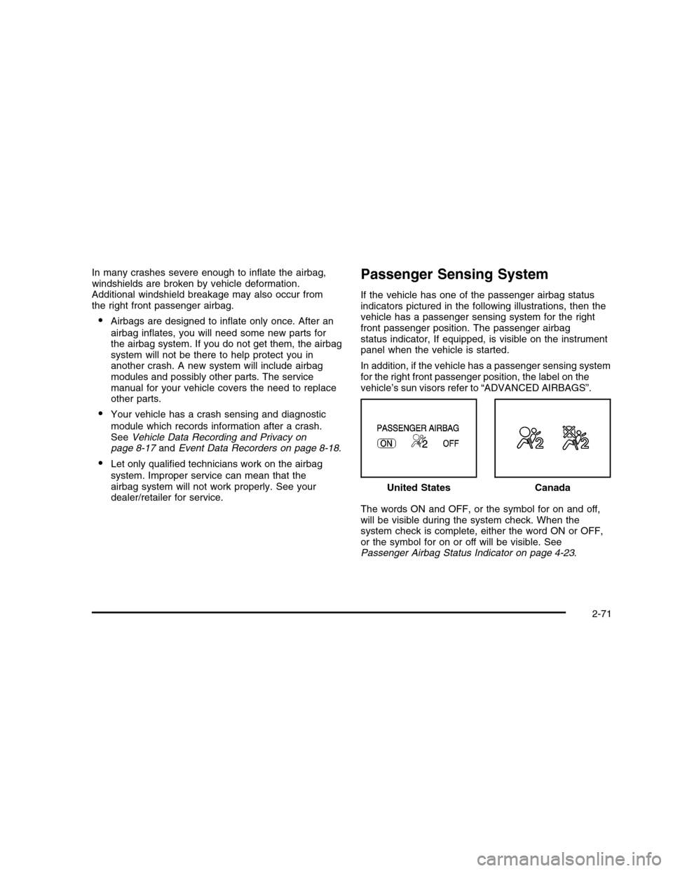 CHEVROLET COLORADO 2010 1.G Owners Manual 