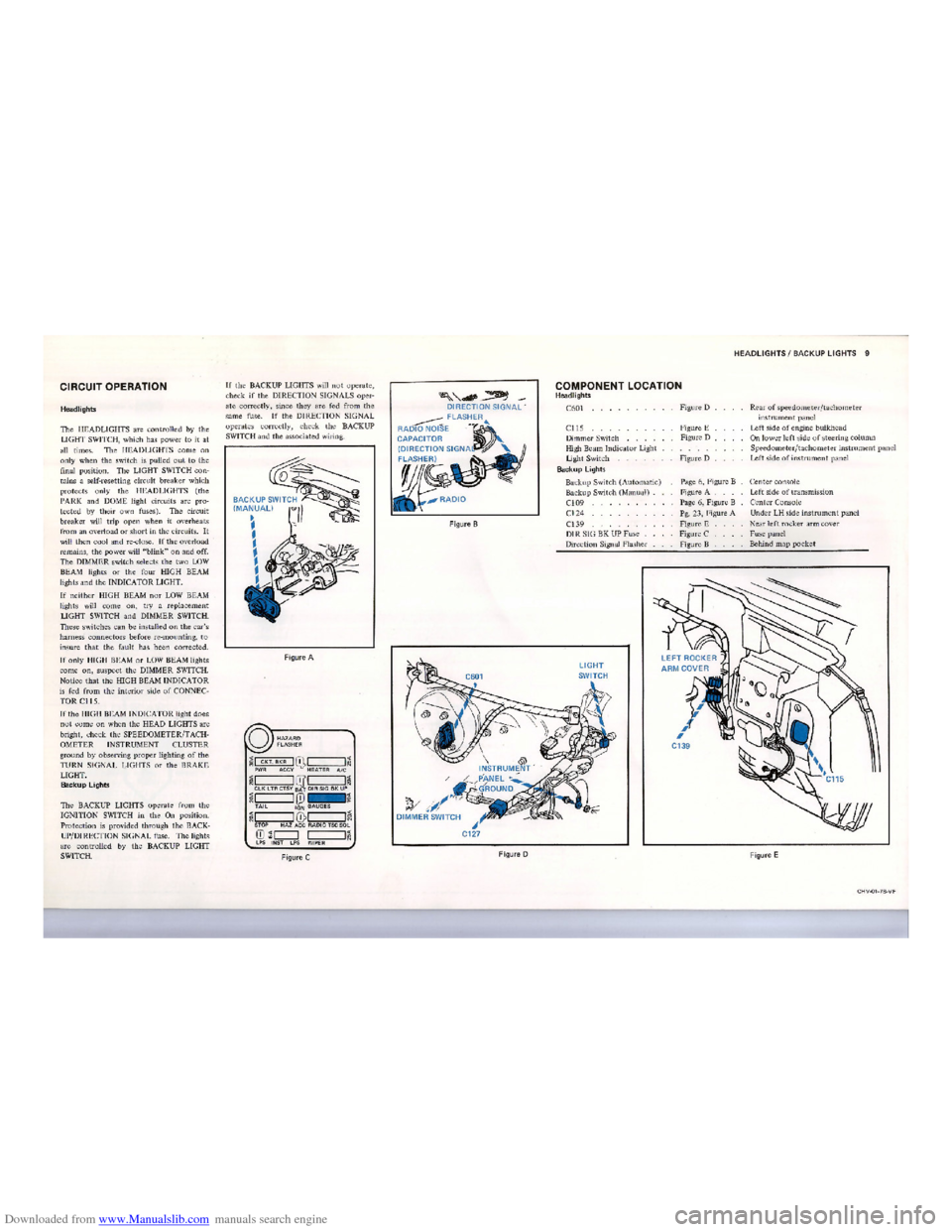 CHEVROLET CORVETTE 1978 3.G Electrical Troubleshooting Manual Downloaded from www.Manualslib.com manuals search engine    
