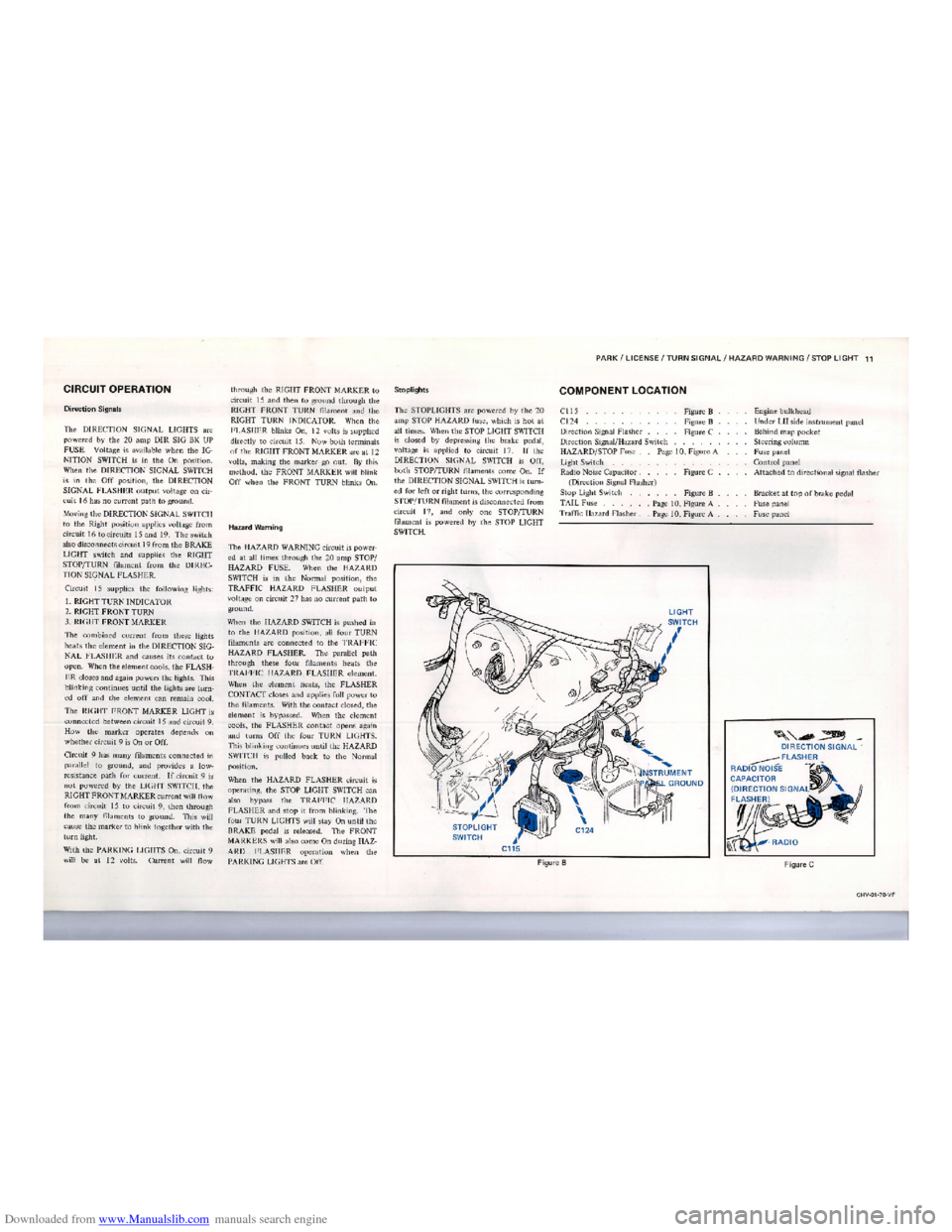 CHEVROLET CORVETTE 1978 3.G Electrical Troubleshooting Manual Downloaded from www.Manualslib.com manuals search engine    