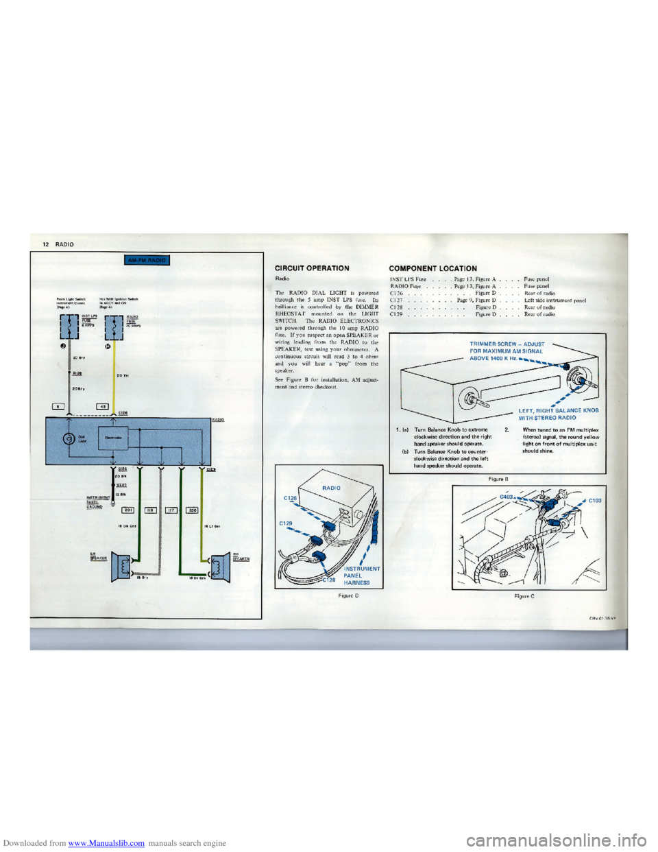 CHEVROLET CORVETTE 1978 3.G Electrical Troubleshooting Manual Downloaded from www.Manualslib.com manuals search engine    
