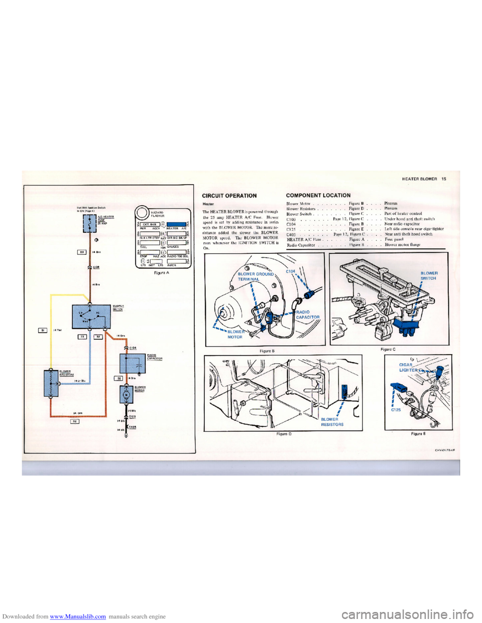 CHEVROLET CORVETTE 1978 3.G Electrical Troubleshooting Manual Downloaded from www.Manualslib.com manuals search engine    