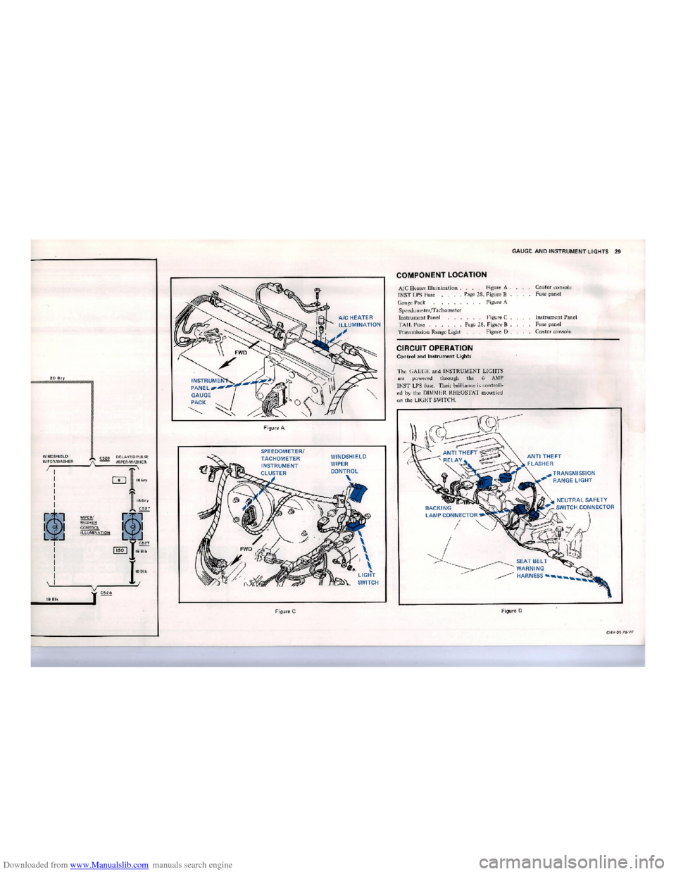 CHEVROLET CORVETTE 1978 3.G Electrical Troubleshooting Manual Downloaded from www.Manualslib.com manuals search engine    