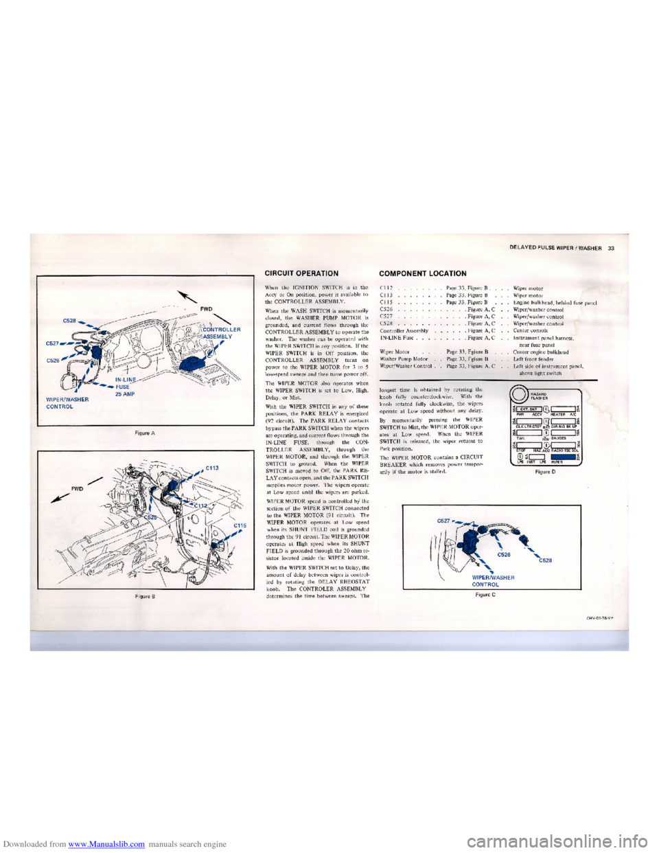 CHEVROLET CORVETTE 1978 3.G Electrical Troubleshooting Manual Downloaded from www.Manualslib.com manuals search engine    