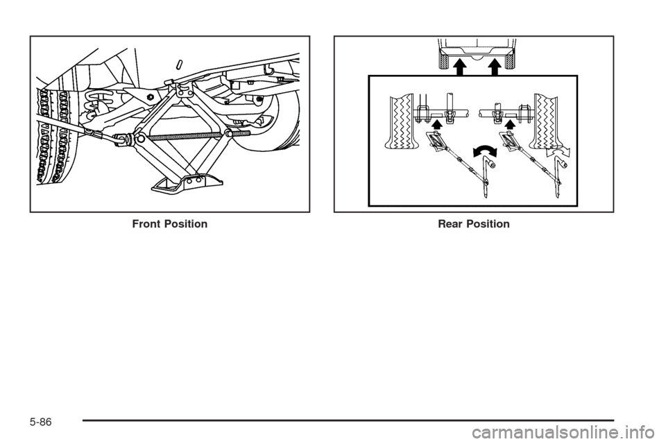 CHEVROLET EXPRESS CARGO VAN 2009 1.G Owners Manual Front PositionRear Position
5-86 