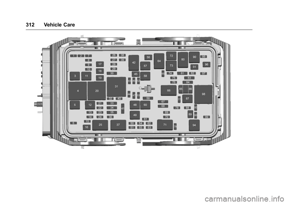 CHEVROLET MALIBU 2017 9.G Owners Manual Chevrolet Malibu Owner Manual (GMNA-Localizing-U.S./Canada/Mexico-10122664) - 2017 - crc - 5/23/16
312 Vehicle Care 
