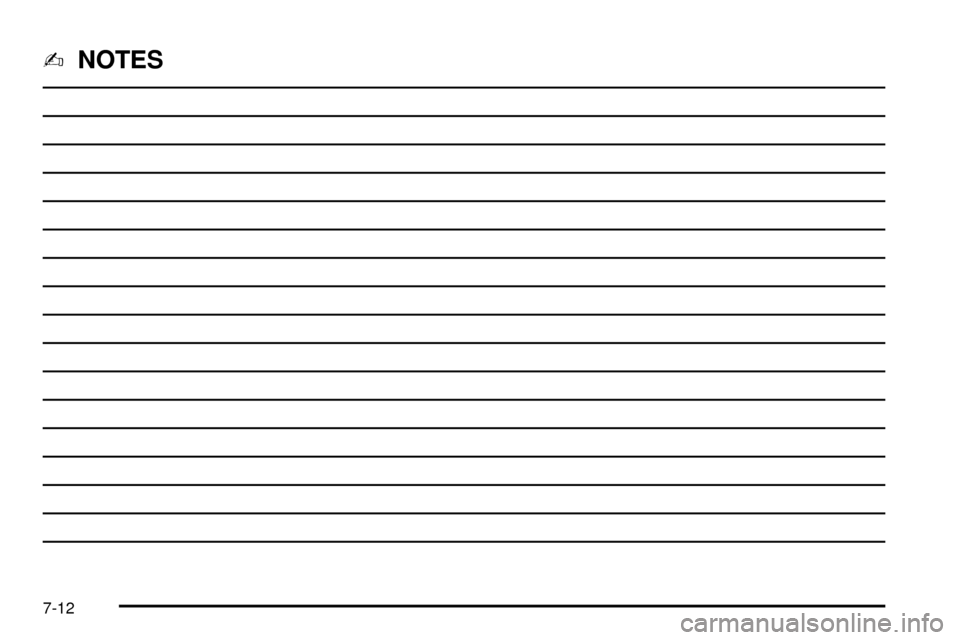 CHEVROLET S10 2003 2.G Owners Manual -NOTES
7-12 