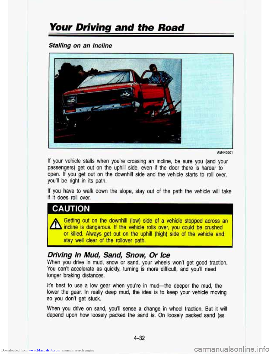 CHEVROLET S10 1993 2.G Owners Manual Downloaded from www.Manualslib.com manuals search engine   