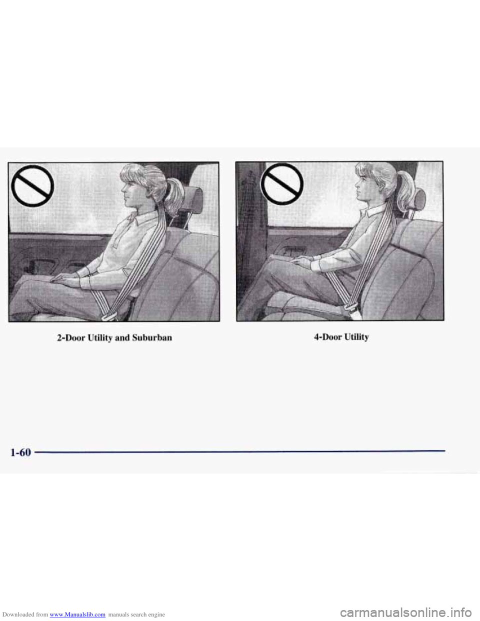 CHEVROLET TAHOE 1997 1.G Owners Manual Downloaded from www.Manualslib.com manuals search engine 2-Door  Utility and Suburban &Door  Utility   