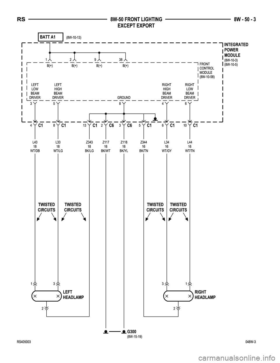 CHRYSLER VOYAGER 2004  Service Manual 