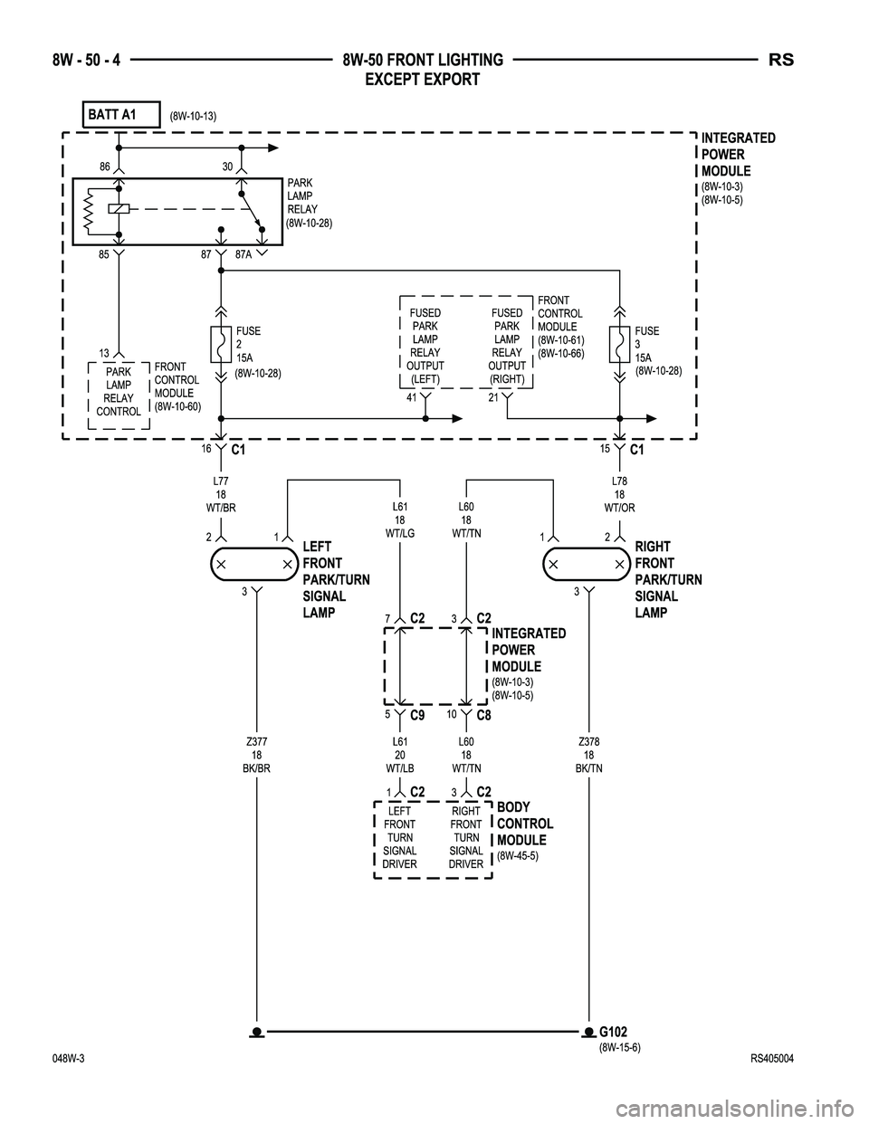 CHRYSLER VOYAGER 2004  Service Manual 